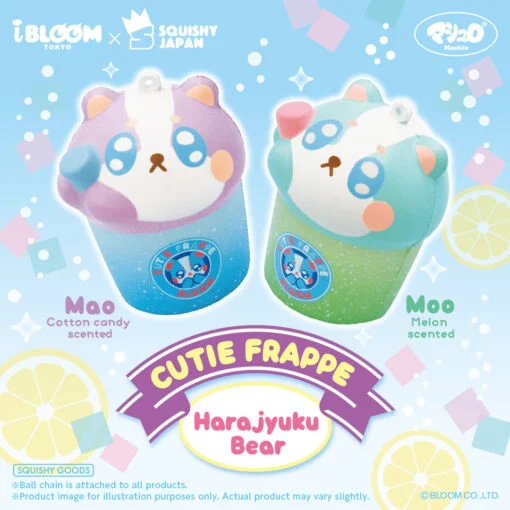 IBloom x Squishy Japan - Harajuku Bear Cutie Frappe - Complete set, 2 pieces