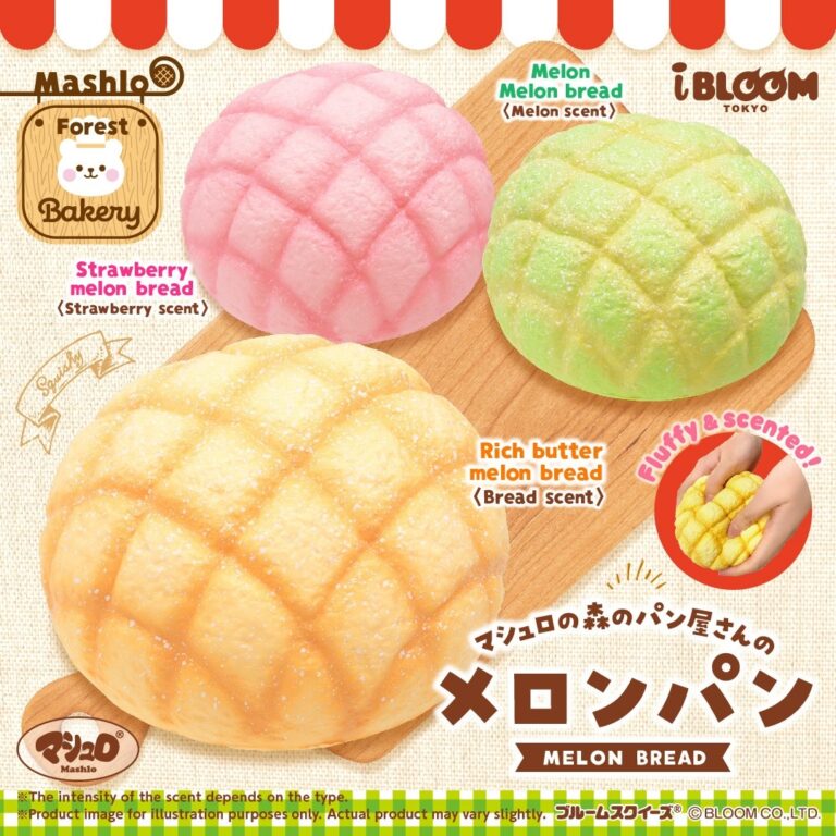 IBloom Mashlo Forest Bakery Melon Bread Squishy Japan