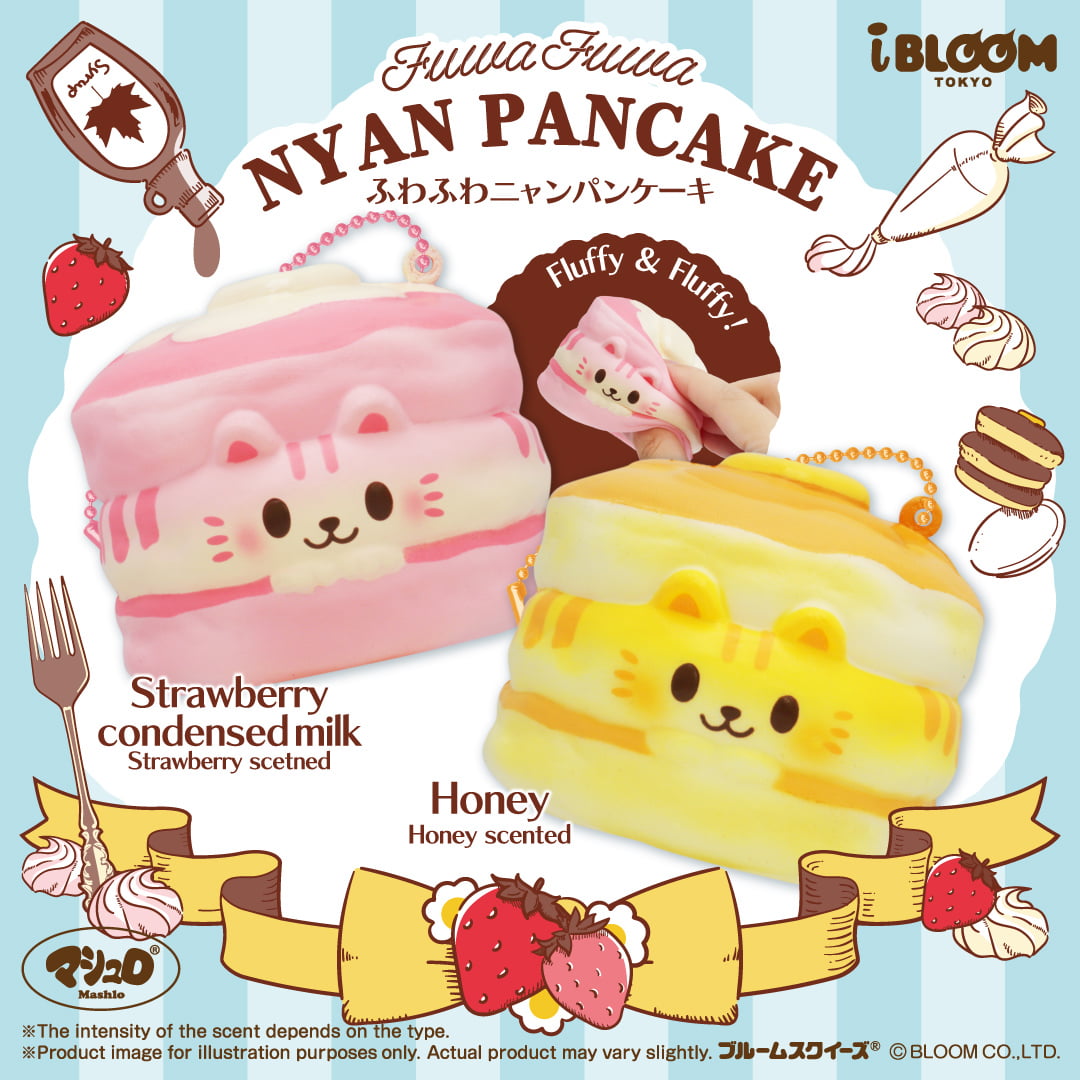 IBloom - Fuwa Fuwa Nyan Pancake - Strawberry Condensed Milk
