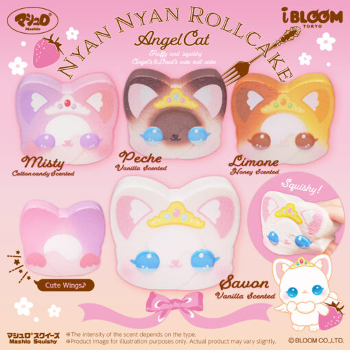 [Pre-order – Shipping after mid-March] IBloom - Nyan Nyan Rollcake Angel Cat